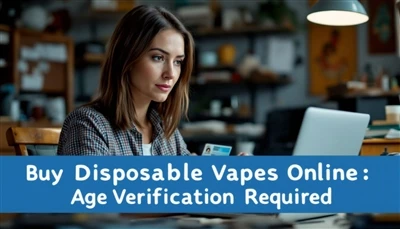 Compre vapo desechable en línea: Se requiere verificación de edad