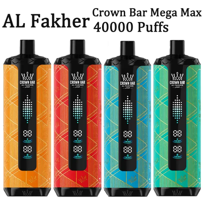 AL Fakher 40K Puffs 40000 Crown Bar Mega Max Vape desechable al por mayor