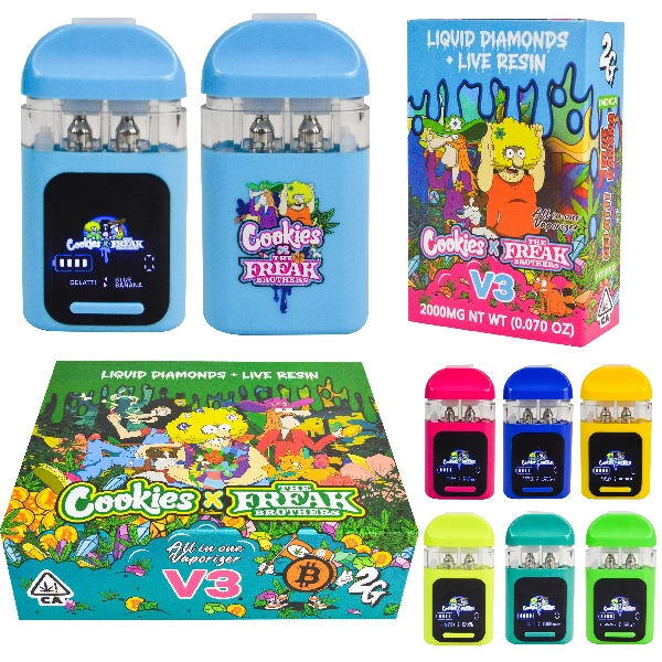 Vacíe las galletas X Freak Brothers V3 Switch Dual Vape disponible 2G