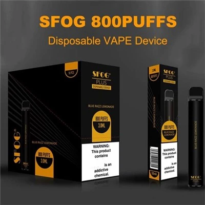 ¿Cuál es la intensidad del sabor de vapor del vape SFOG?