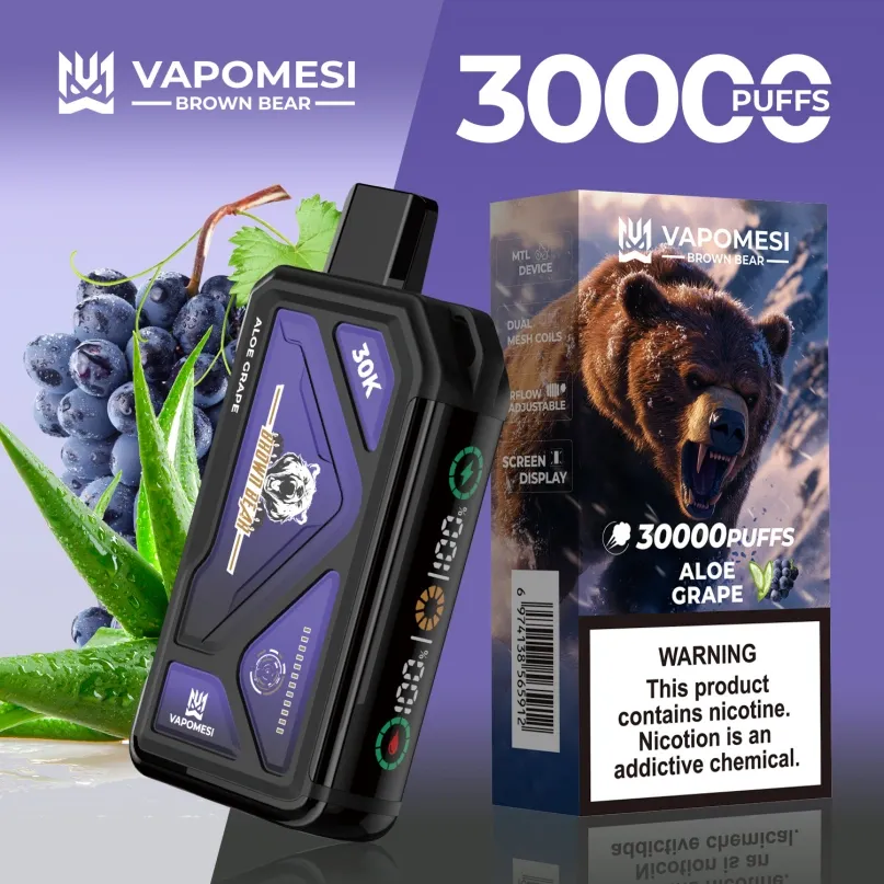 Vapomesi Brown Bear 30000 Puffs Vape al por mayor